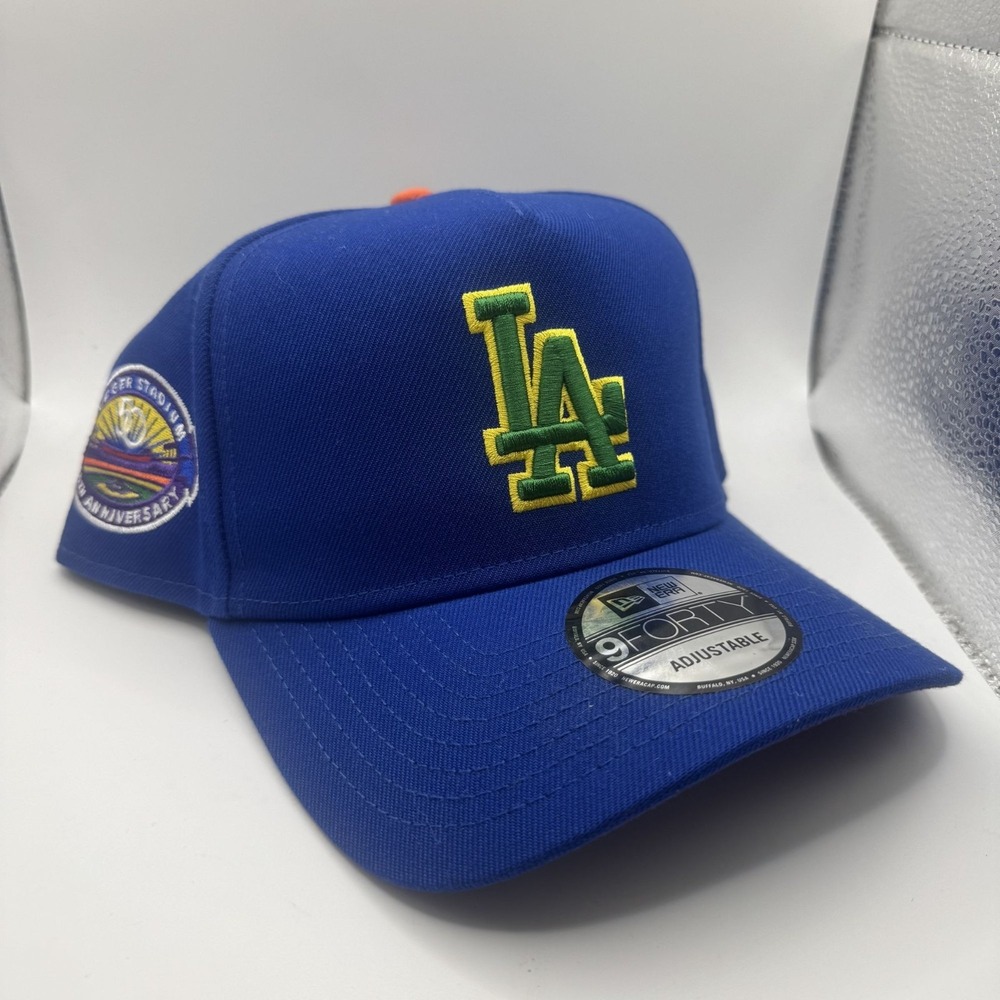 Los Angeles Dodgers 9Forty Adjustable Blue Baseball Cap By New Era